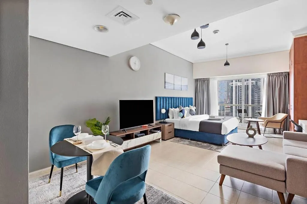 Stonetree - Stylish Studio Near Metro Station Dubai Appartamento